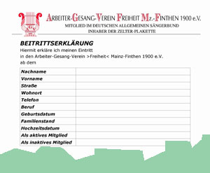 Beitrittserklärung herunterladen